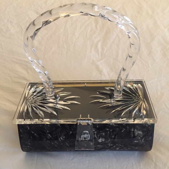 lucite handbags